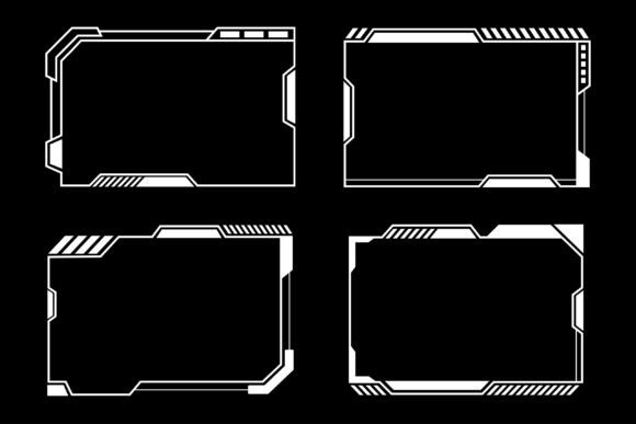 Download Futuristic Abstract Frame Set - Abstract Collection