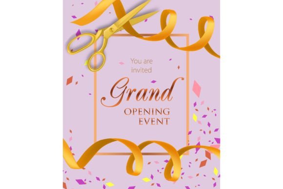Download Grand Opening Event Lettering with Yello - Premium Resources