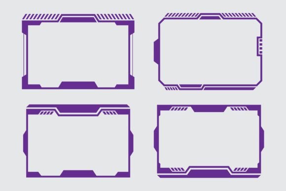 Download Purple Frames Geometric Futursitic - Purple Collection