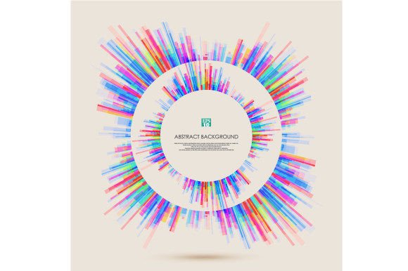 Download Abstract Pattern of Colorful Lines - Abstract Collection