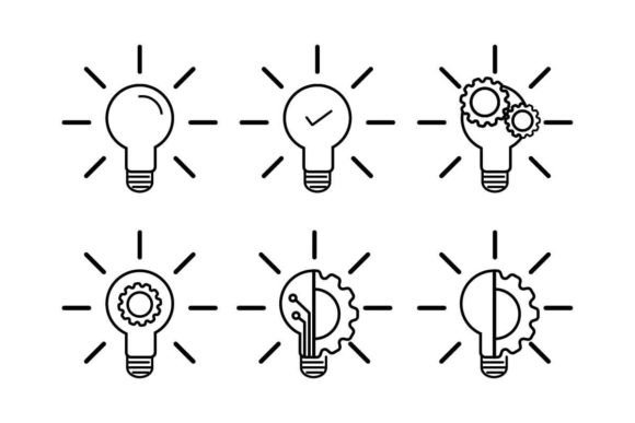 Download Innovation Icon Set or Light Bulb Icon - Innovation Collection