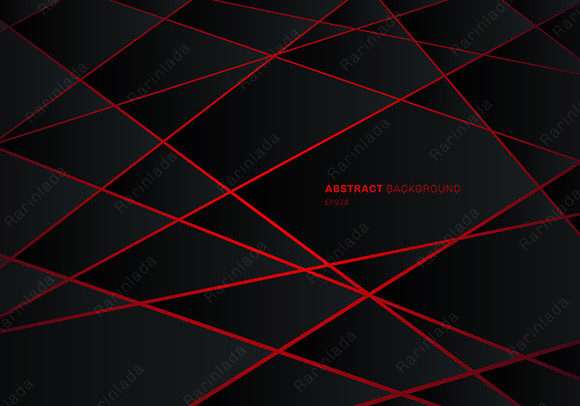 Download Abstract Black Geometric Red Laser Light - Abstract Collection