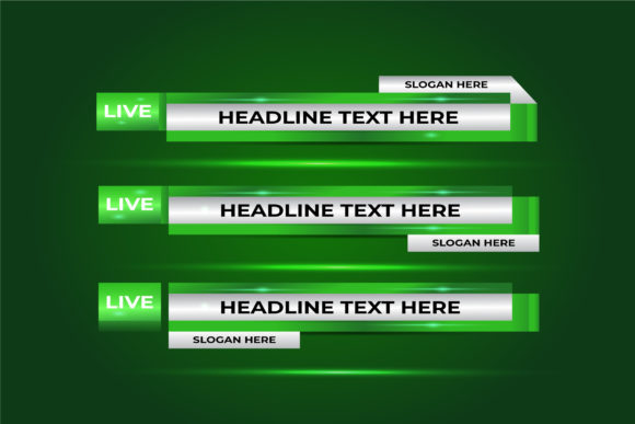 Download Abstract Lower Thirds Set and Banner - Abstract Collection