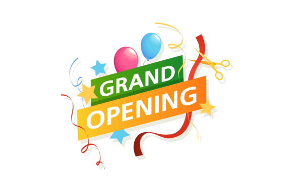 Download Grand Opening Banner. Vector Promo Flyer - Flyer Collection
