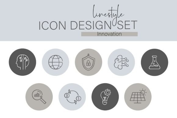 Download Linestyle Icon Design Set Innovation - Innovation Collection