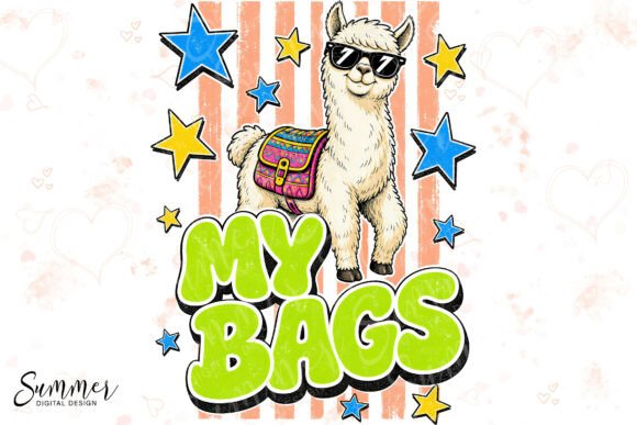 Download Alpaca My Bags Retro Funny Animal Pun - Animal Collection