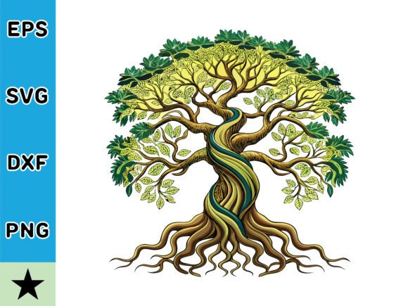 Download Intricate Tree of Life SVG Vector - Tree Collection