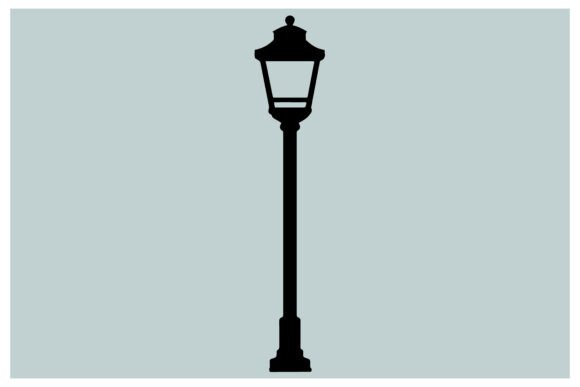 Download Street Light Lamp Post Silhouette - Tree Collection