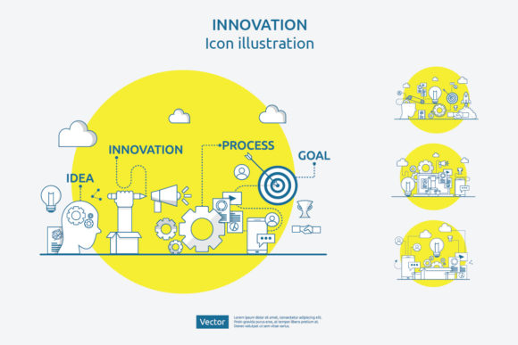 Download Illustration of Idea Innovation Process - Innovation Collection