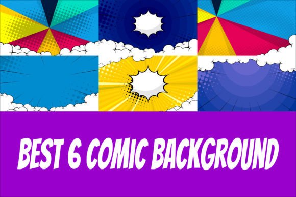 Download Best 6 Abstract Comic Colorful Backgroun - Abstract Collection