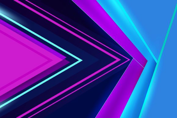 Download Abstract Geometric Neon Background - Abstract Collection
