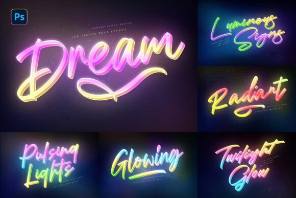 Download Dreamy Lights Text Effects - Premium Resources