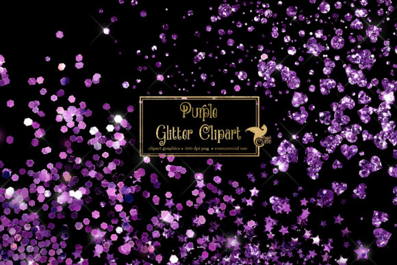 Download Purple Glitter Clipart - Purple Collection