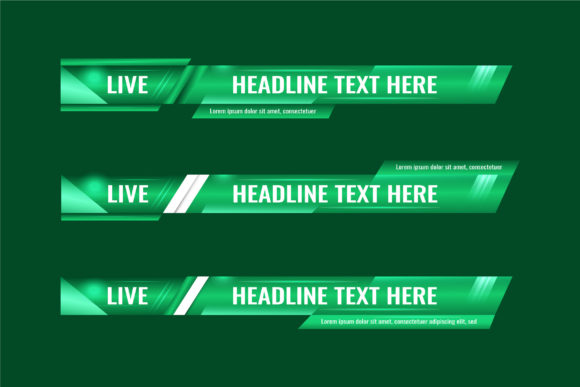 Download New Abstract Lower Thirds Set and Banner - Abstract Collection