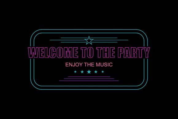 Download Party Neon Abstract Template - Abstract Collection